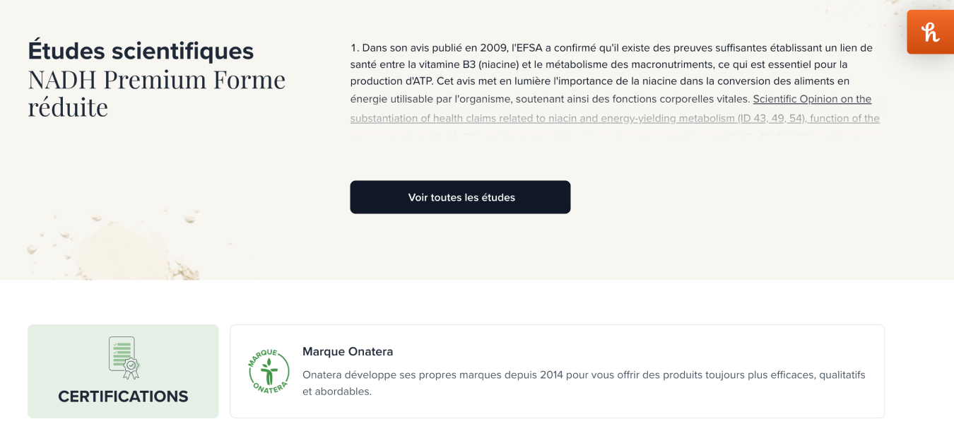 Avis Onatera 2025 : La Meilleure Formule NADH pour Vitalité Cellulaire
